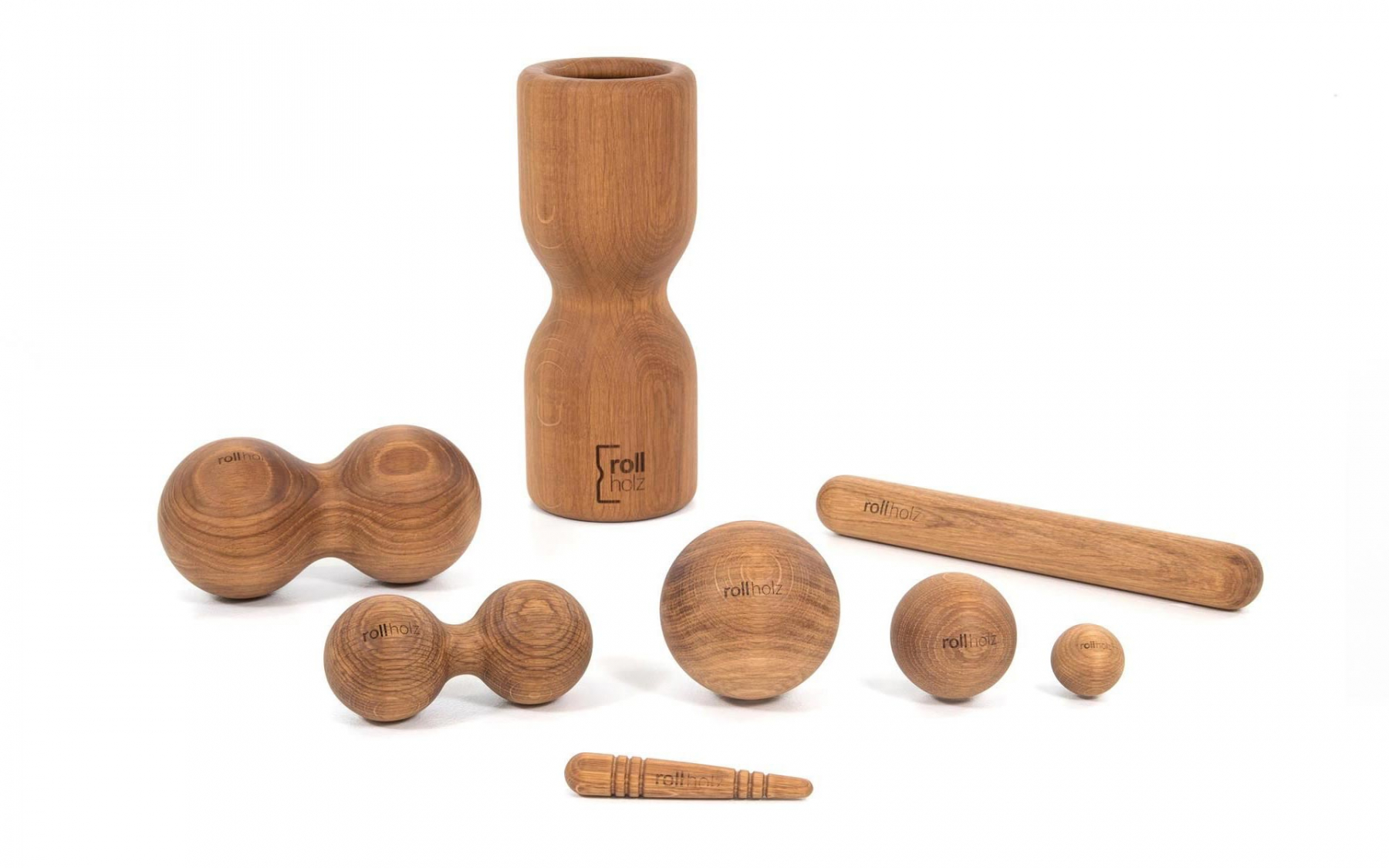 rollholz Set Eiche