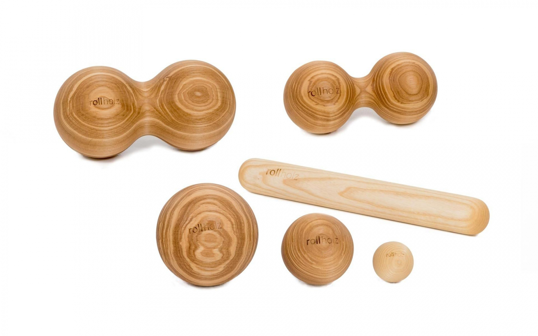 rollholz Set klein Esche