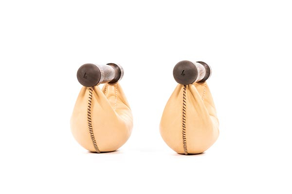 SwingBells Nussbaum Natur 2er-Set
