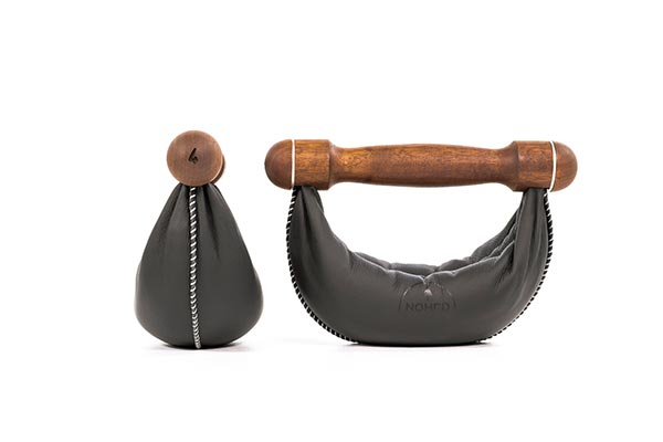 SwingBells Nussbaum Schwarz 2er-Set