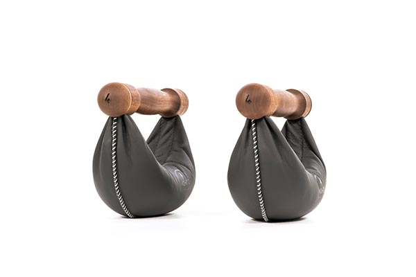 SwingBells Nussbaum Schwarz 2er-Set
