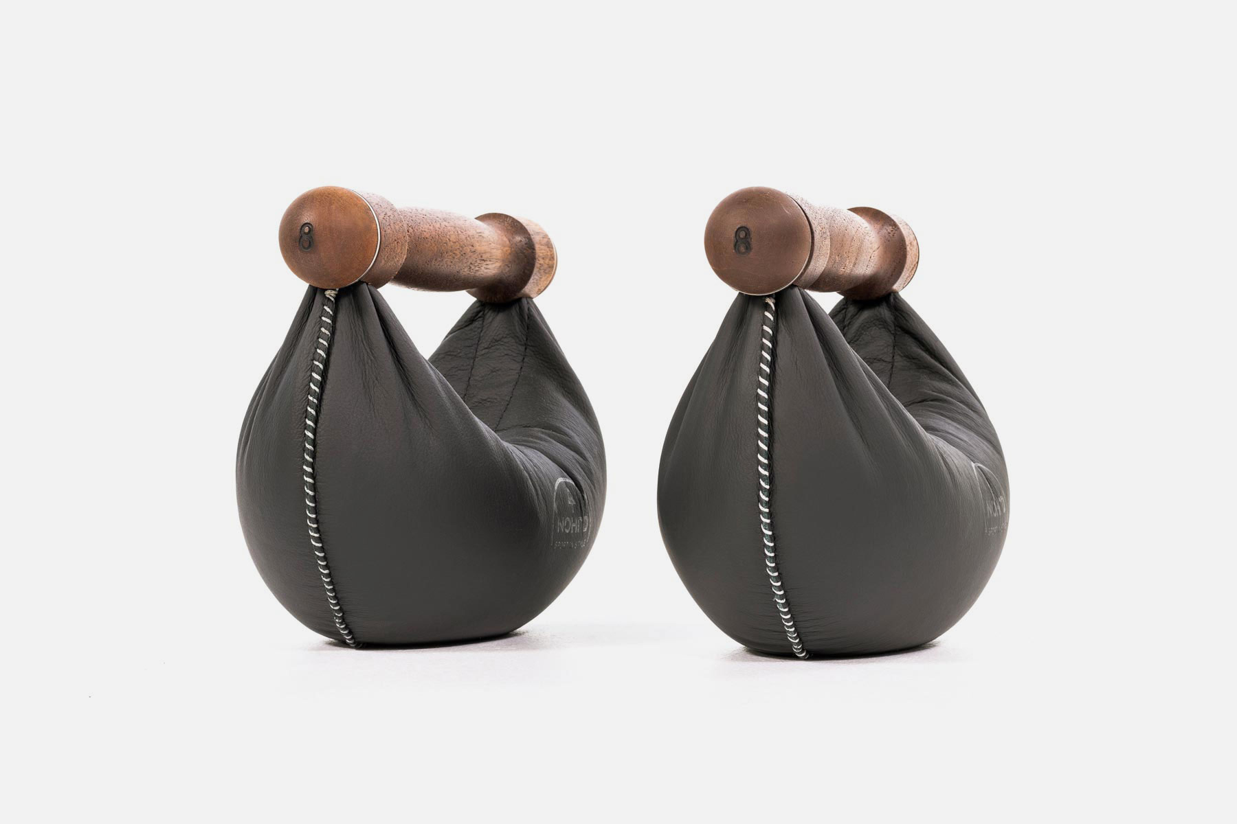 SwingBells Walnut Black Set 8 kg